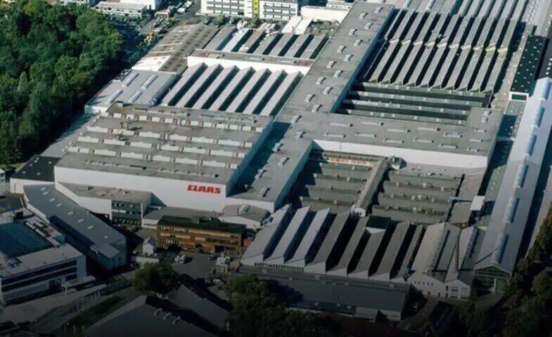 Aerial view of the Henkel site in Düsseldorf.